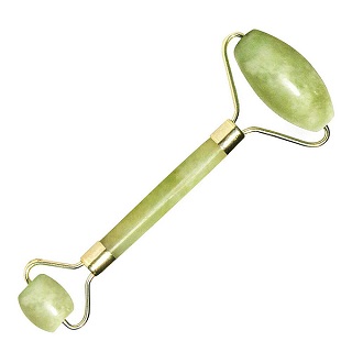 Jade Face Massage Roller Beauty Tool Facial Eye Neck Body Anti Ageing Therapy UK